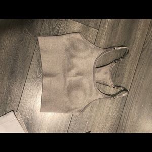 COPY - Balance athletica linear top grey NWT!!!!!